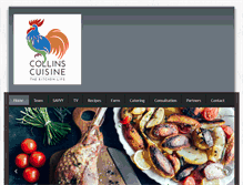 Tablet Screenshot of collinscuisine.com